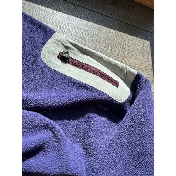 Purple Full zip Eddie Bower Fleece Small - Picture 3 of 7